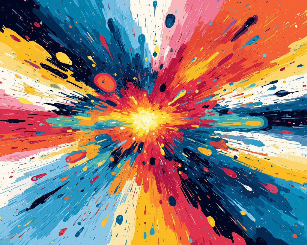 Explosión de Colores Pintar por Números