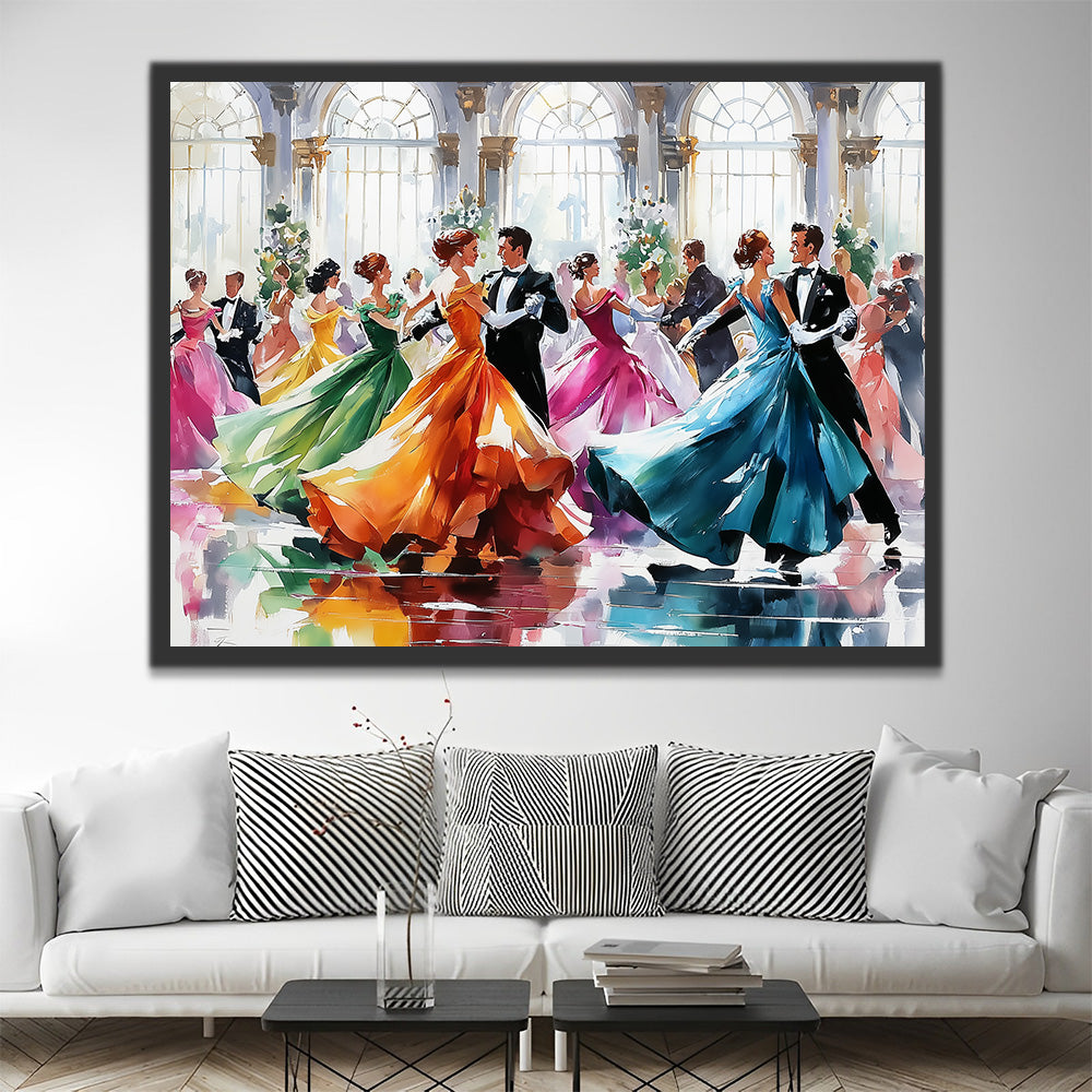 Fiesta de Baile en el Gran Salón Pintar por Números