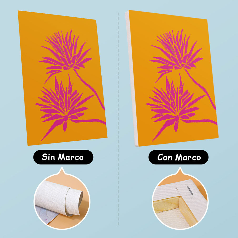 Flores Sencillas 6 Partes Mini Pintar por Números