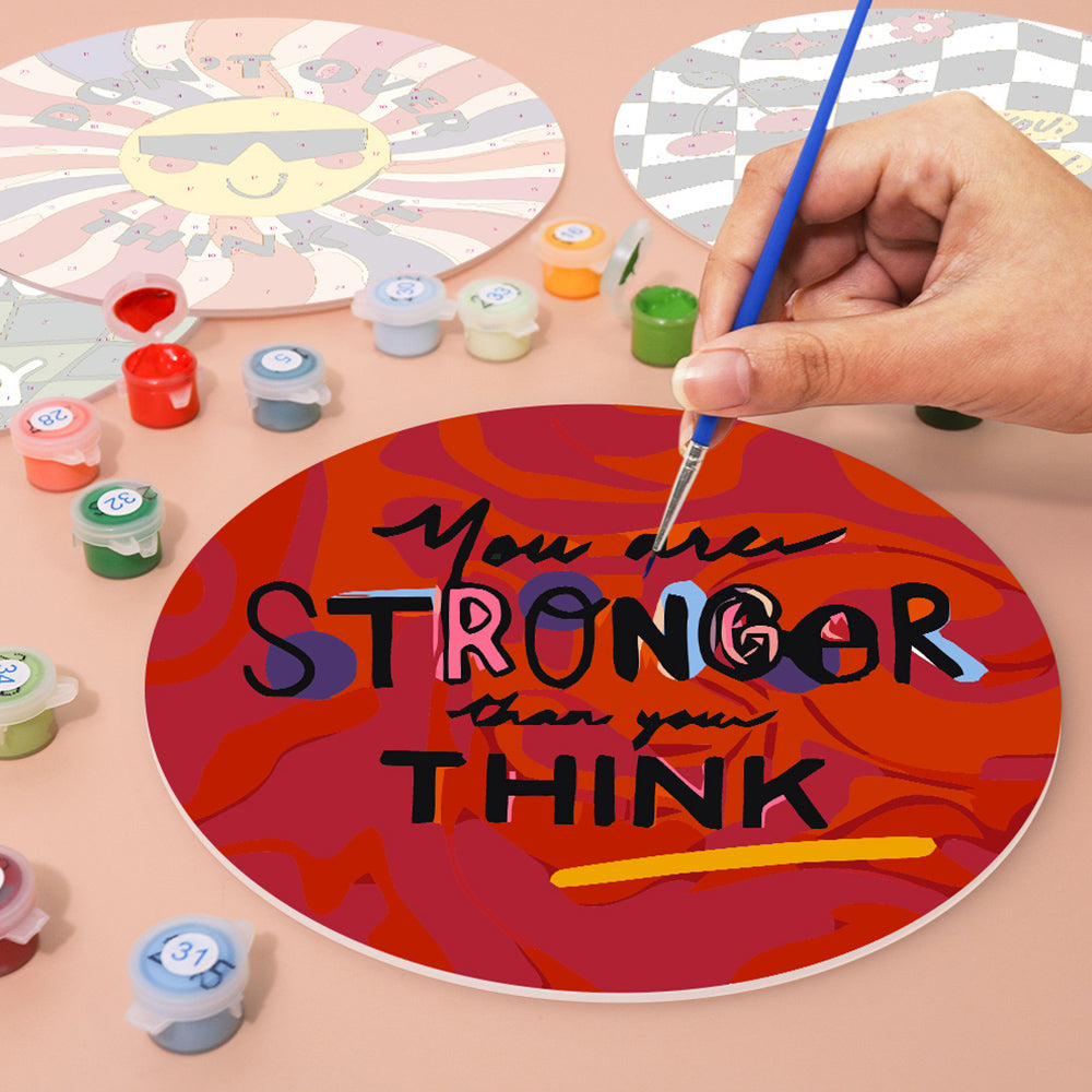 Frases Motivadoras 6 Salvamanteles Pintar por Números
