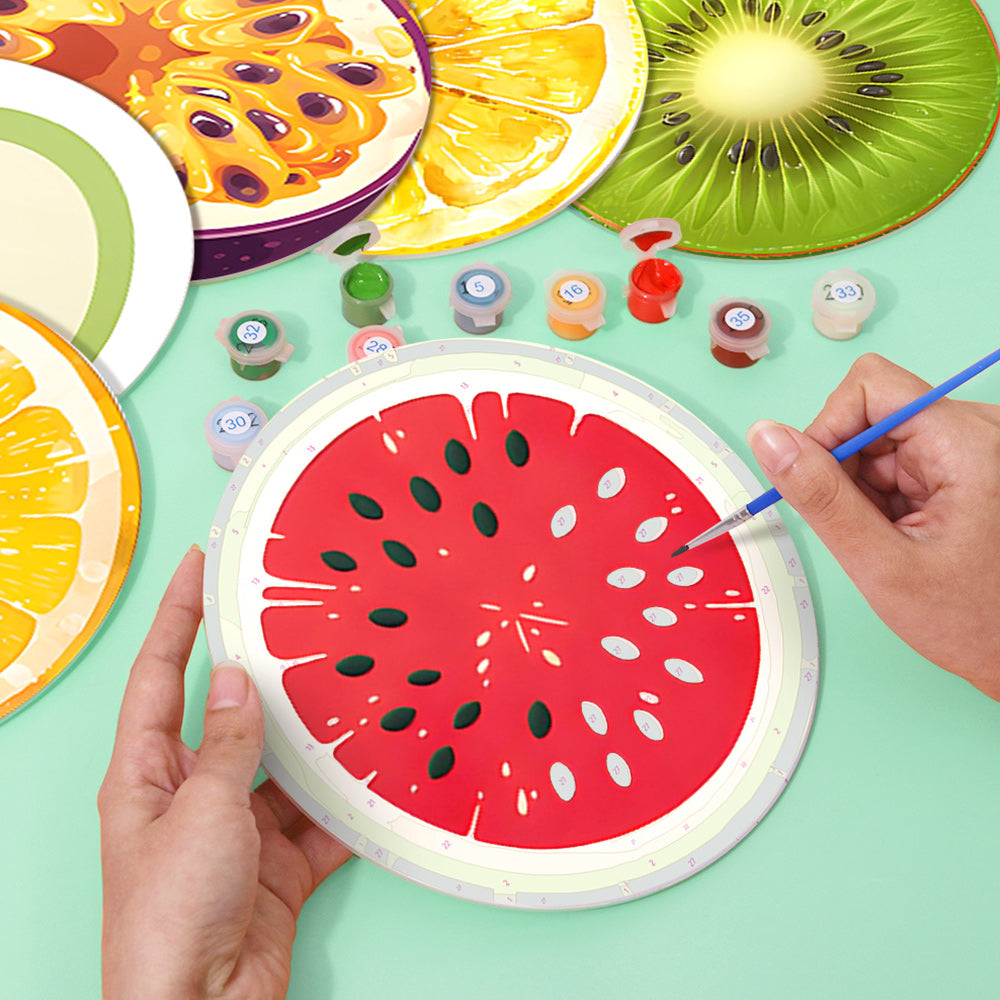 Fruta Fresca 6 Salvamanteles Pintar por Números