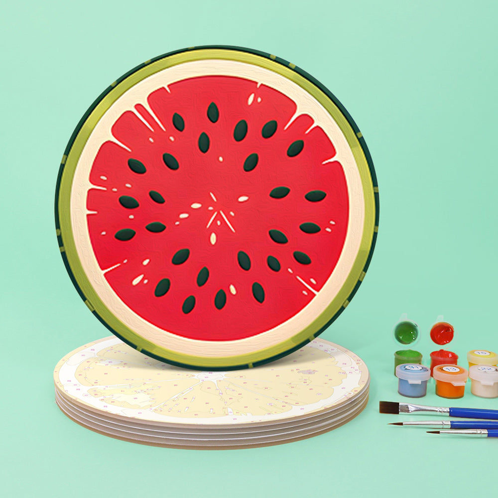 Fruta Fresca 6 Salvamanteles Pintar por Números