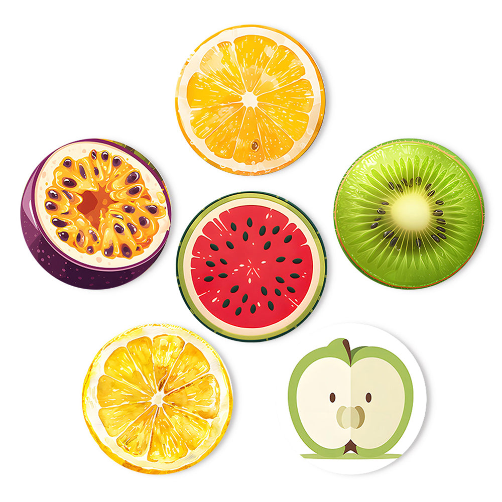 Fruta Fresca 6 Salvamanteles Pintar por Números