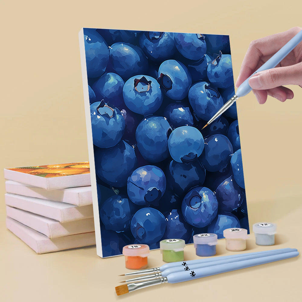 Frutas Frescas Diversas 6 Partes Mini Pintar por Números