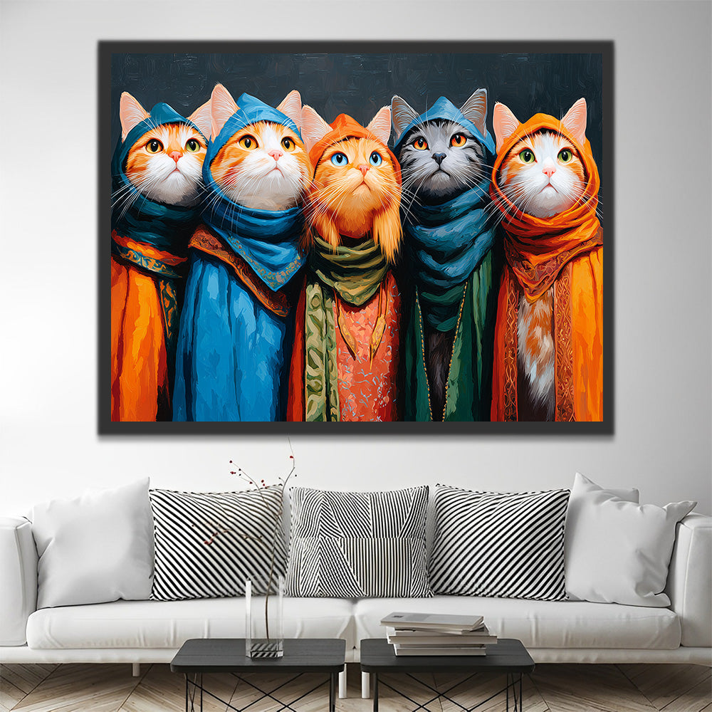Gatas Exóticas Pintar por Números