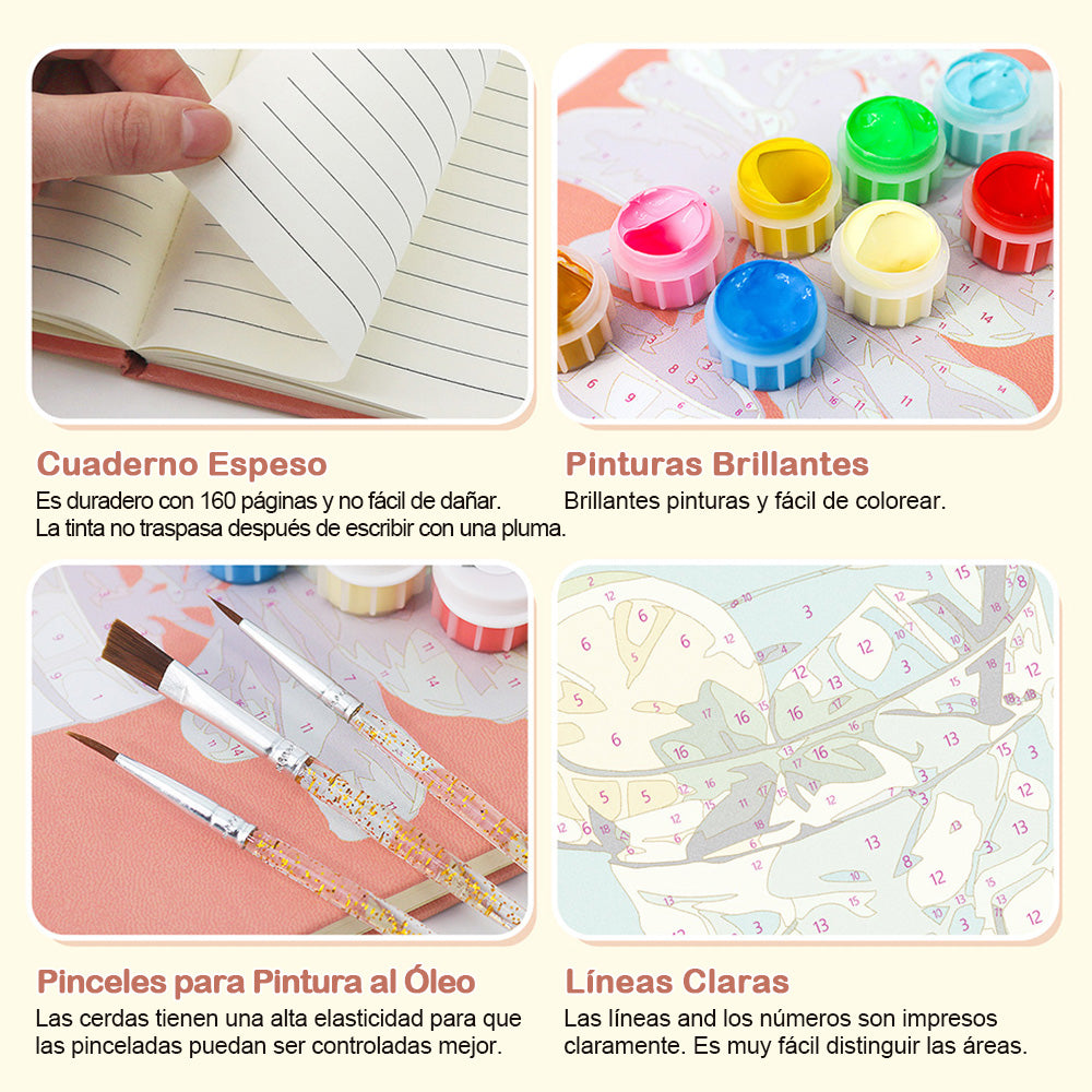 Gin Tonic Cuaderno Pintar por Números