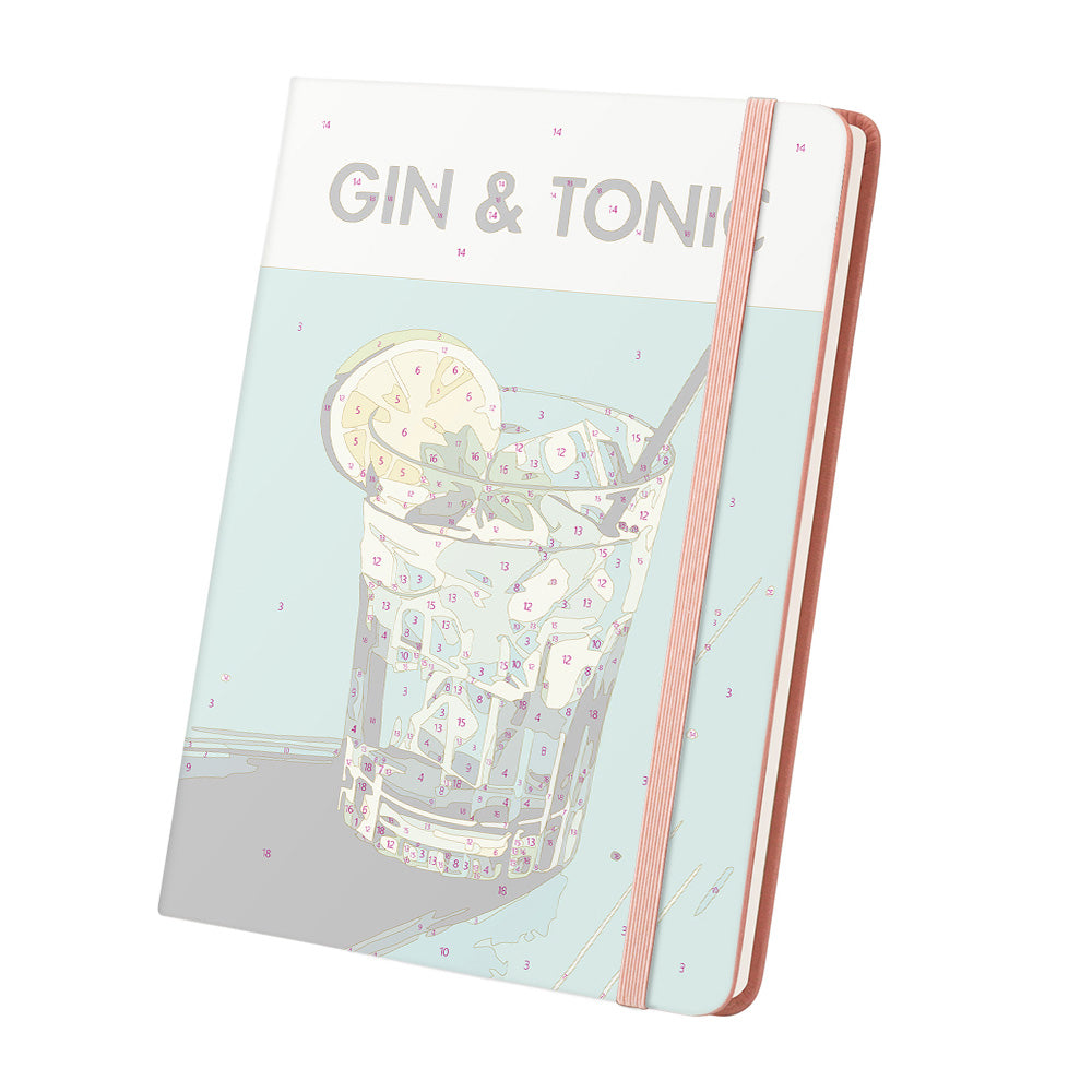 Gin Tonic Cuaderno Pintar por Números