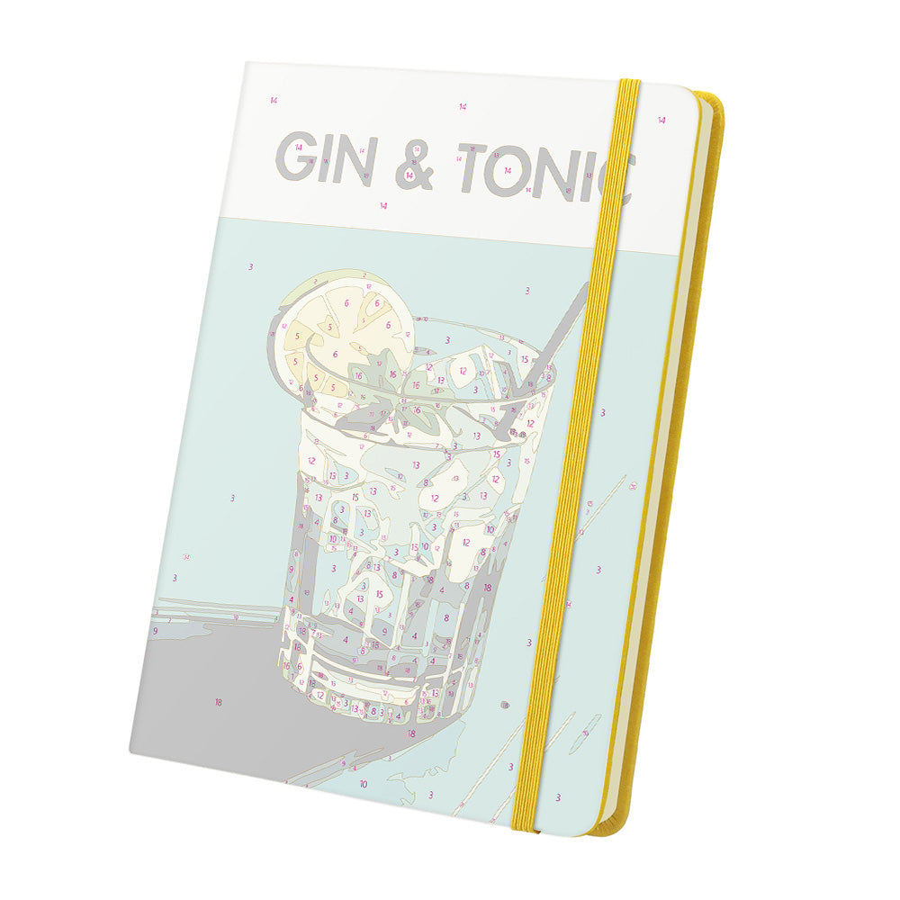 Gin Tonic Cuaderno Pintar por Números