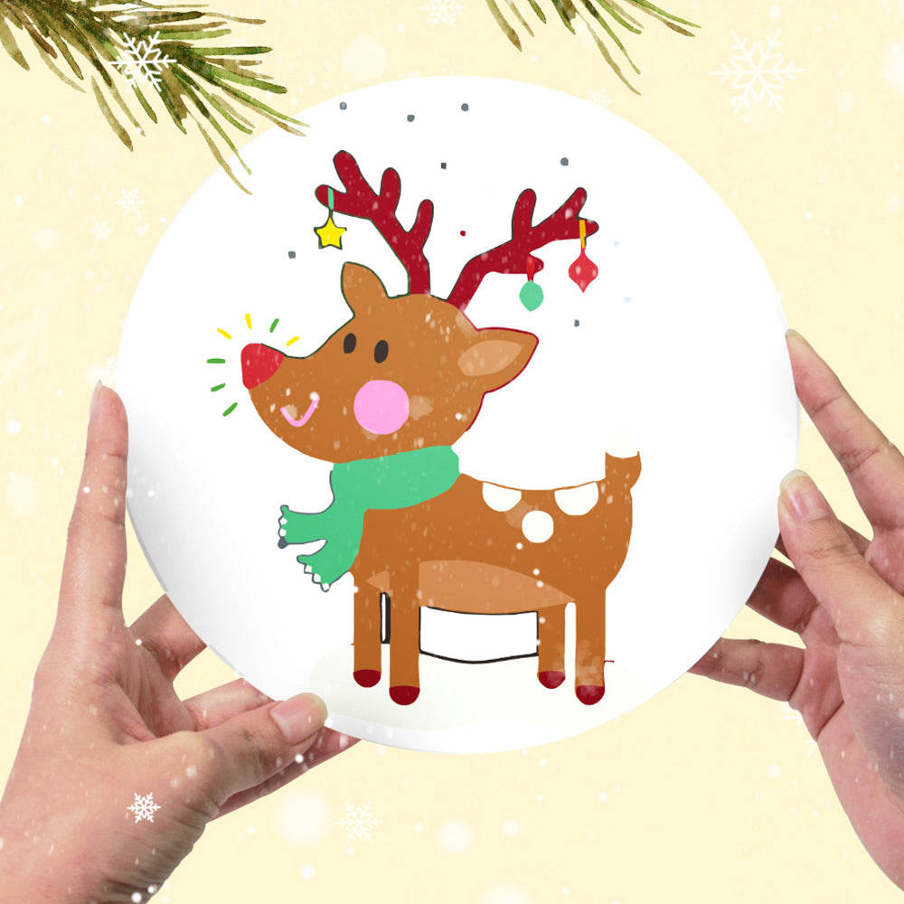 Guantes y Campanas de Navidad 4 Salvamanteles Pintar por Números