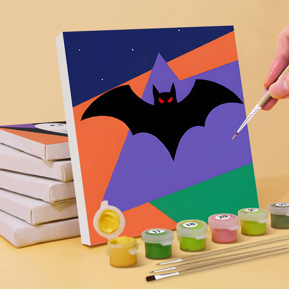 Halloween de Dibujos Animados 6 Partes Mini Pintar por Números