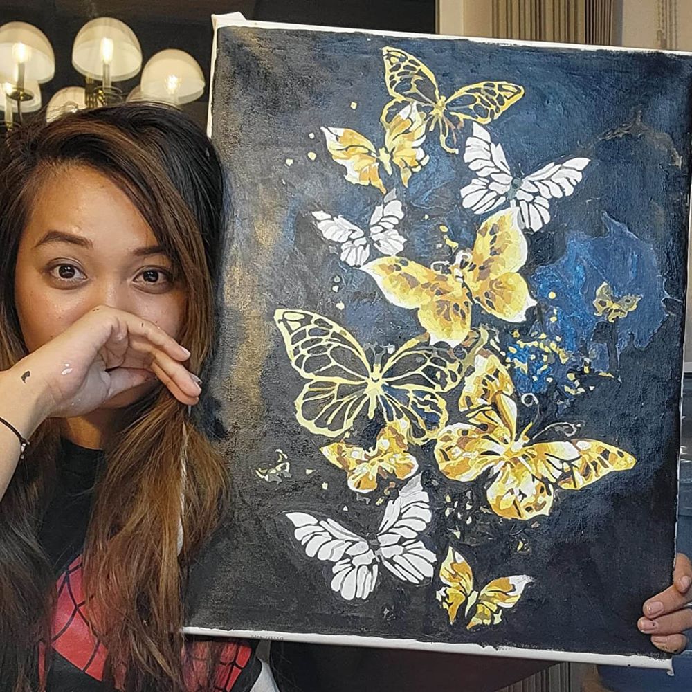 Hobbyart Gold and Silver Butterflies