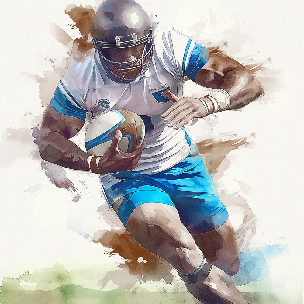 Jugador de Rugby Pintar por Números