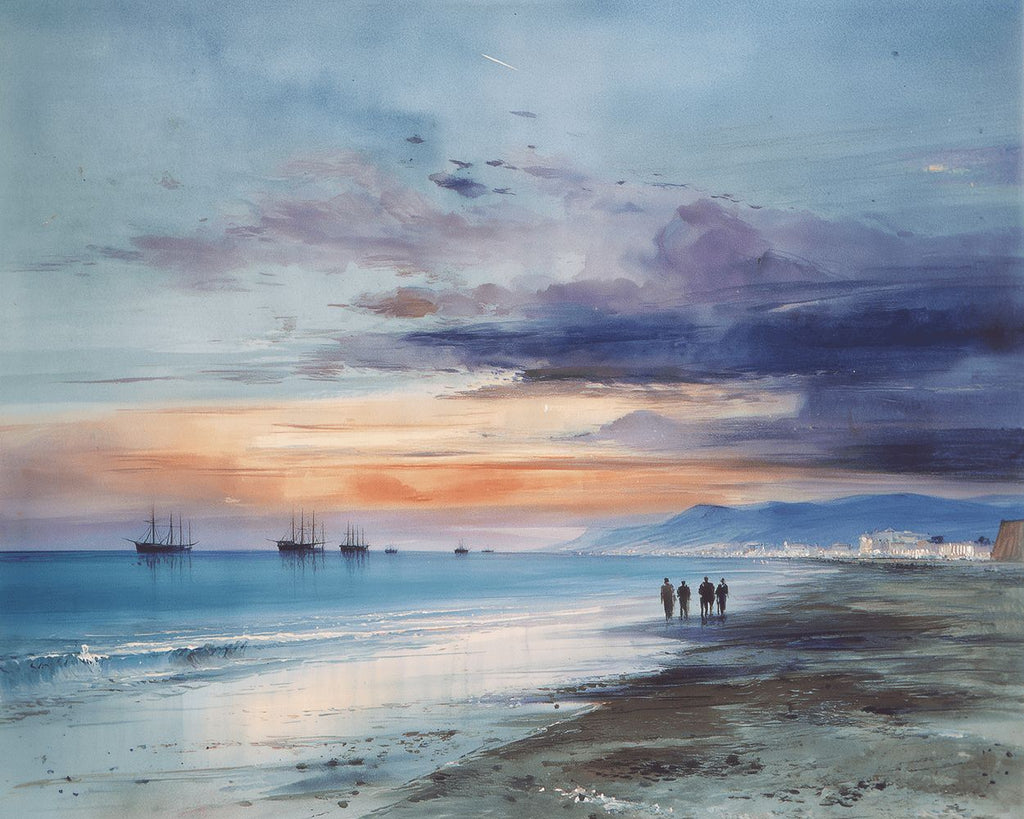 La Playa Gris Pintar por Números