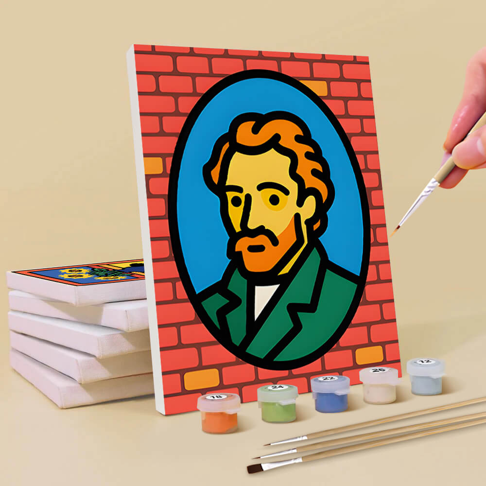 Las Obras de Van Gogh 6 Partes Mini Pintar por Números