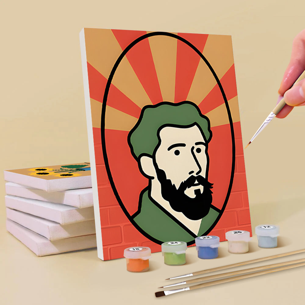 Las Obras Excelentes de Van Gogh 6 Partes Mini Pintar por Números