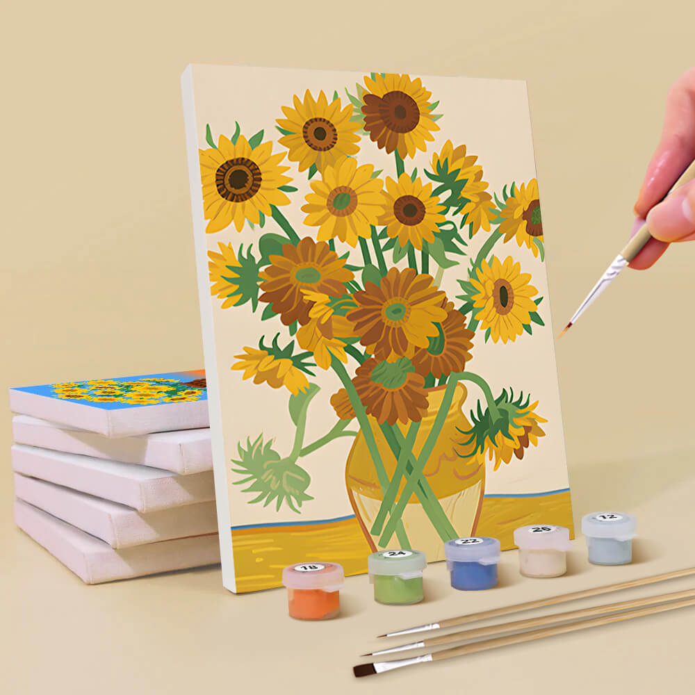 Las Obras Maestras de Van Gogh 6 Partes Mini Pintar por Números