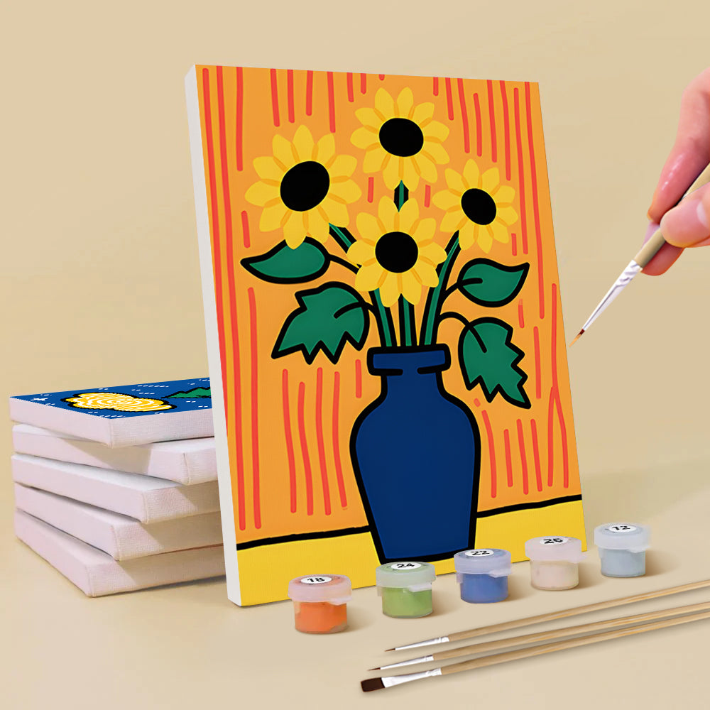 Las Pinturas Clásicas de Van Gogh 6 Partes Mini Pintar por Números