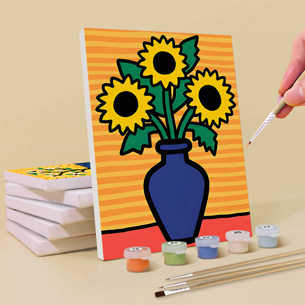 Las Pinturas de Van Gogh 6 Partes Mini Pintar por Números