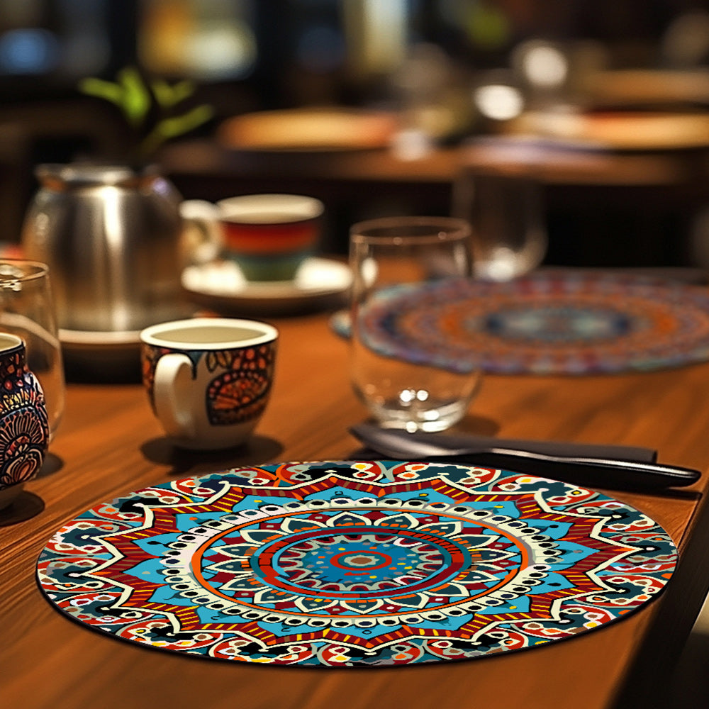 Mandala Complejo 6 Salvamanteles Pintar por Números