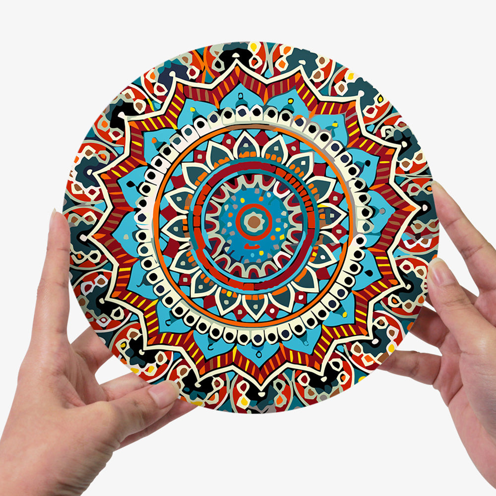 Mandala Complejo 6 Salvamanteles Pintar por Números