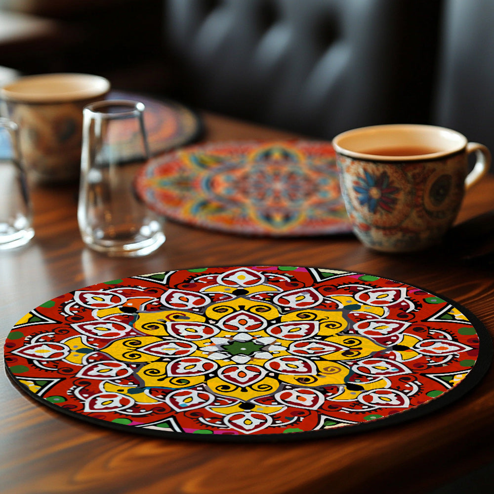 Mandala Complejo 6 Salvamanteles Pintar por Números