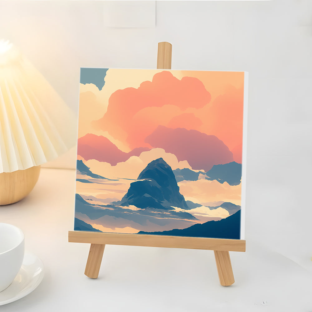 Mar de Nubes Mini Pintar por Números