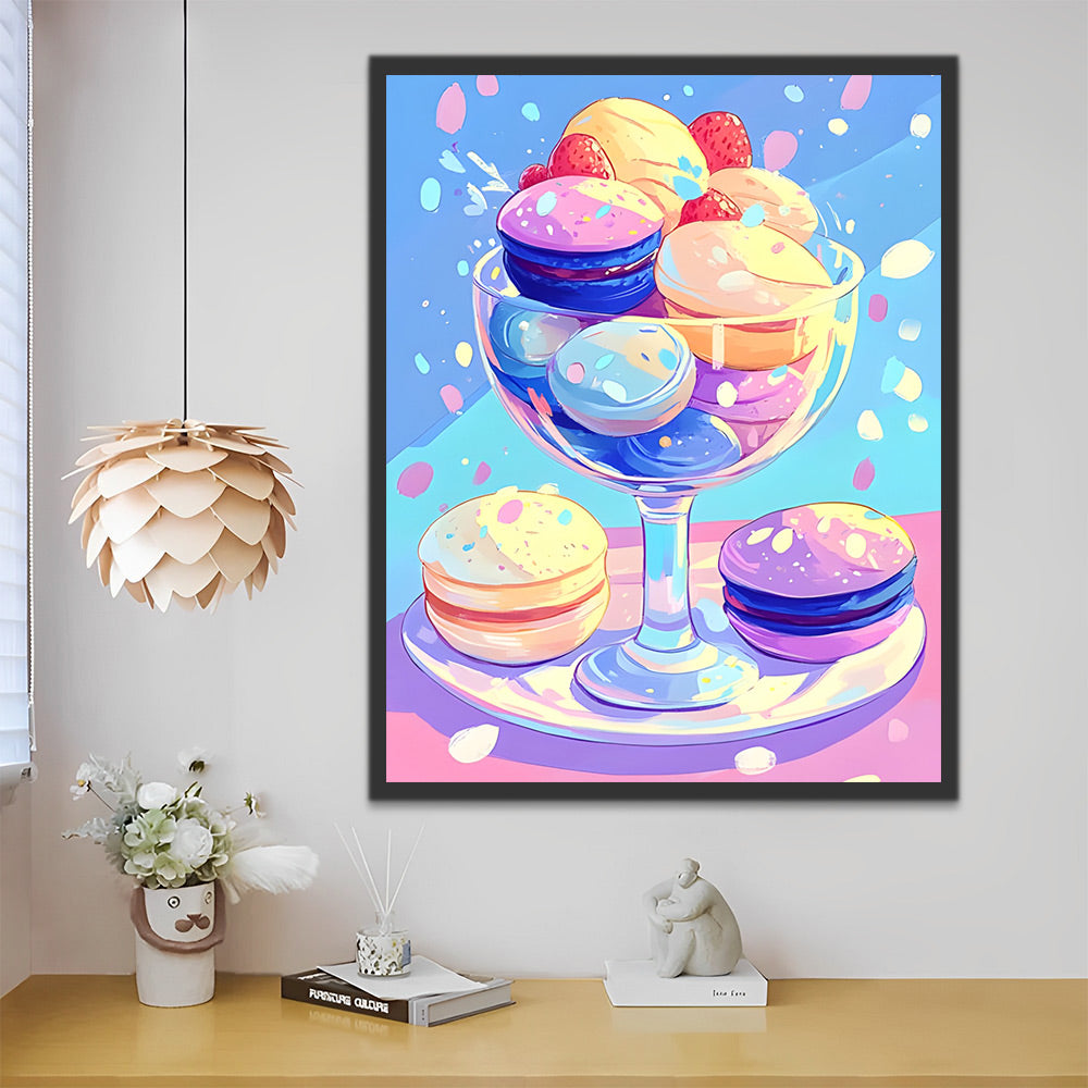Marcarons Delicioso Pintar por Números