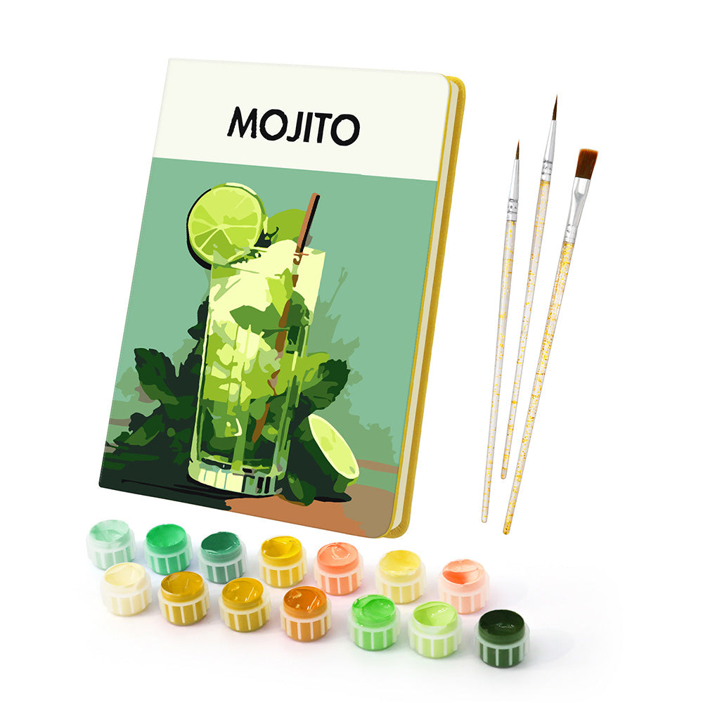 Mojito de Limón Cuaderno Pintar por Números