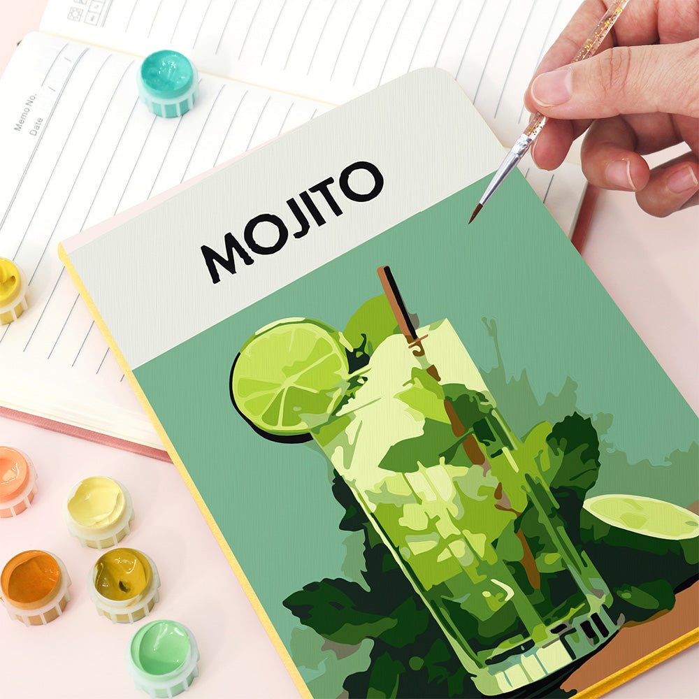 Mojito de Limón Cuaderno Pintar por Números