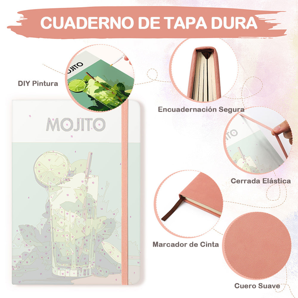 Mojito de Limón Cuaderno Pintar por Números