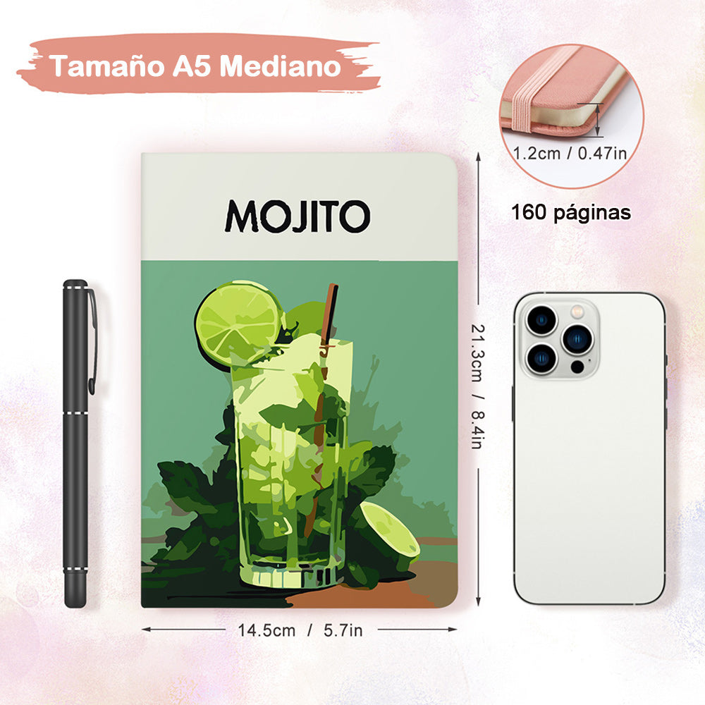 Mojito de Limón Cuaderno Pintar por Números