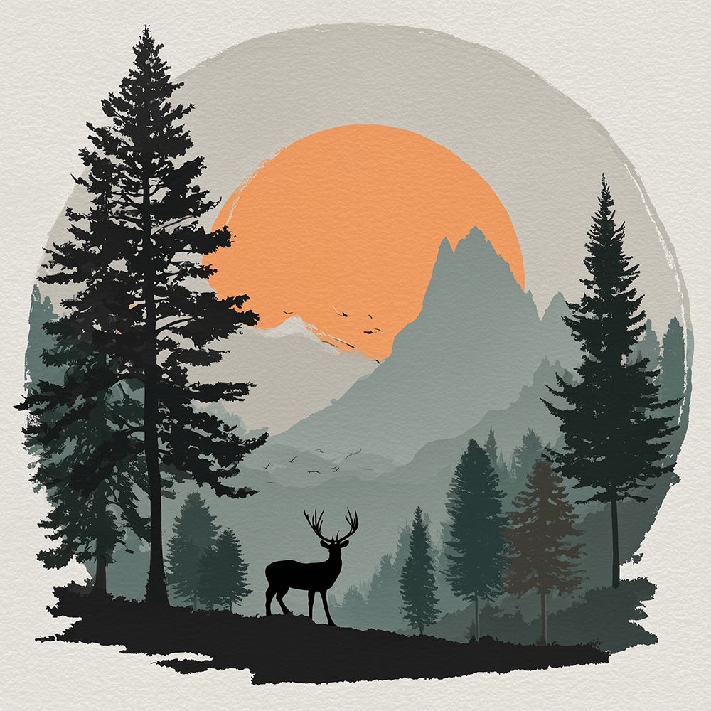 Montañas al Amanecer Pintar por Números