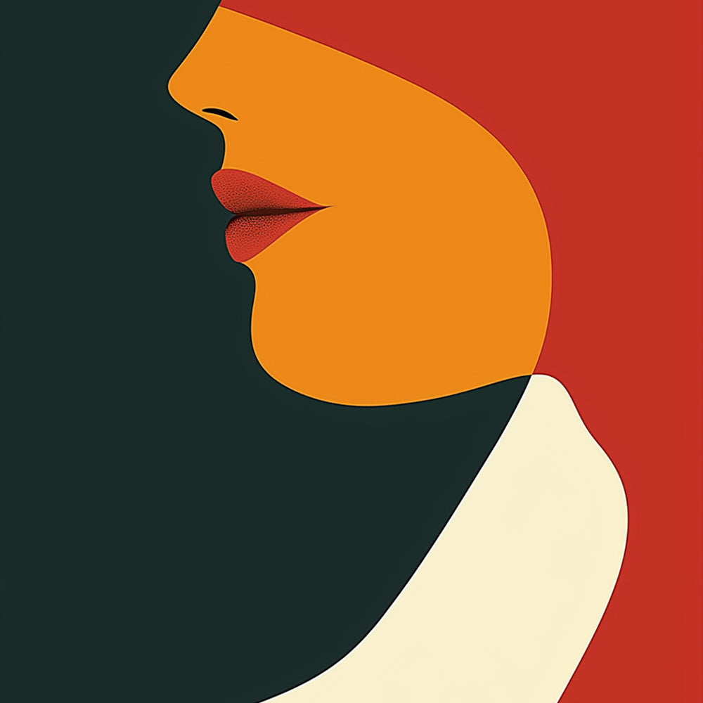 Mujer con Sonrisa Mini Pintar por Números