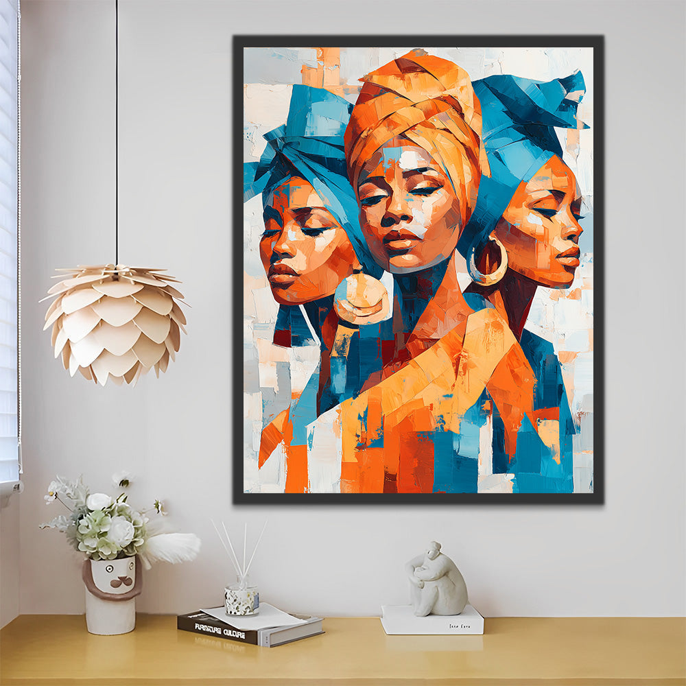Mujeres Africanas de Moda Pintar por Números