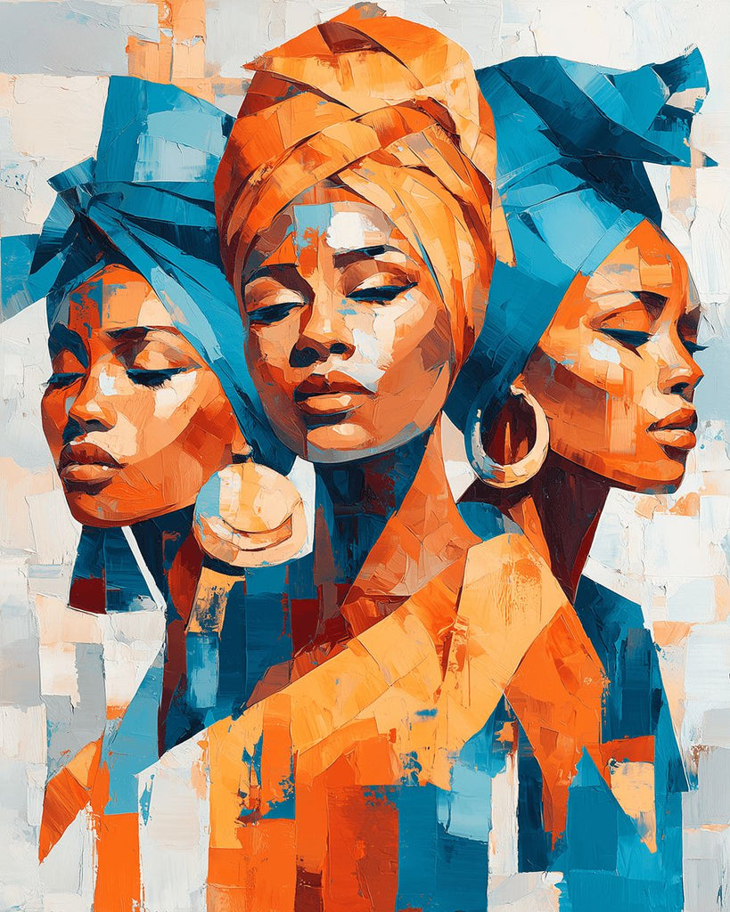 Mujeres Africanas de Moda Pintar por Números