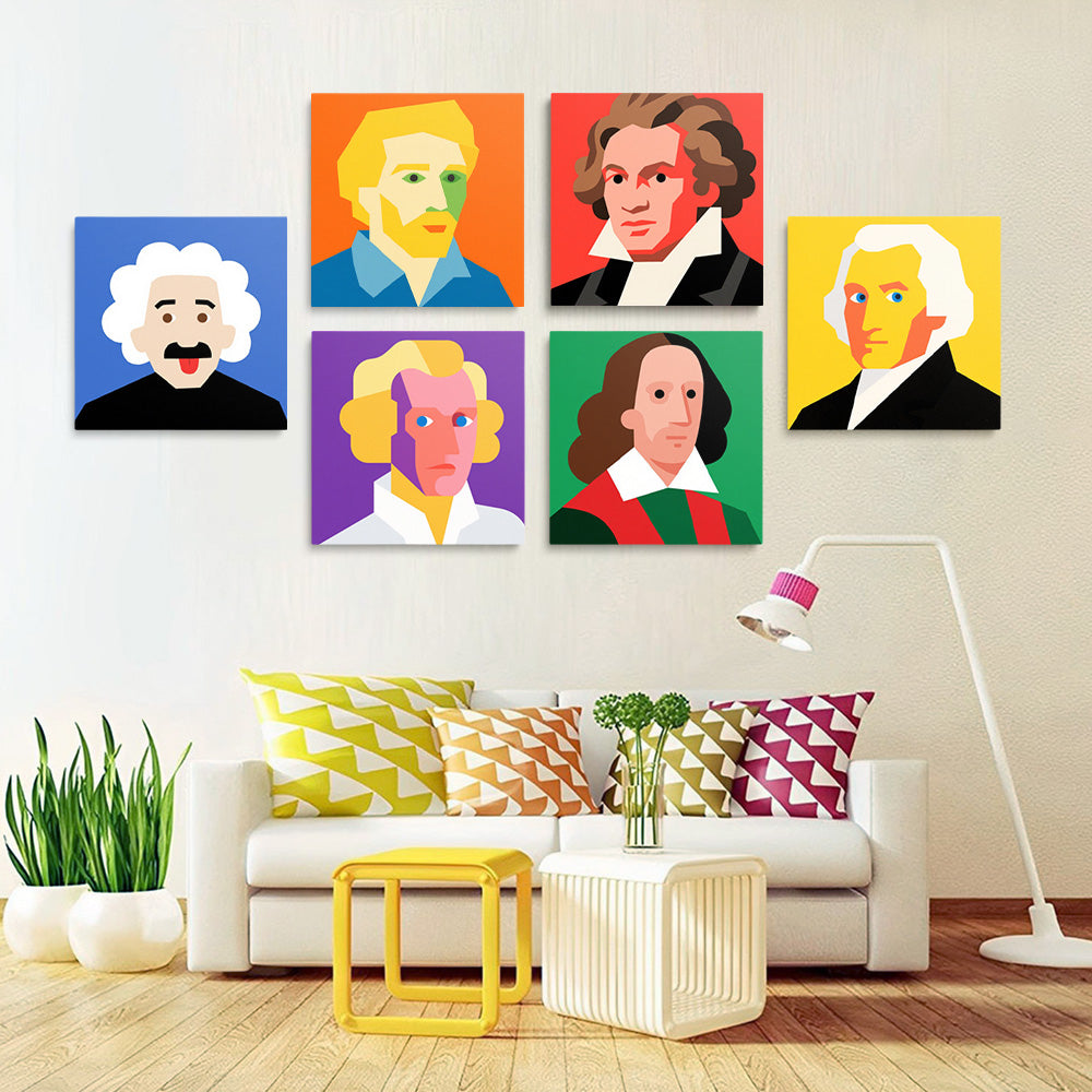Nombrados Científicos 6 Partes Mini Pintar por Números