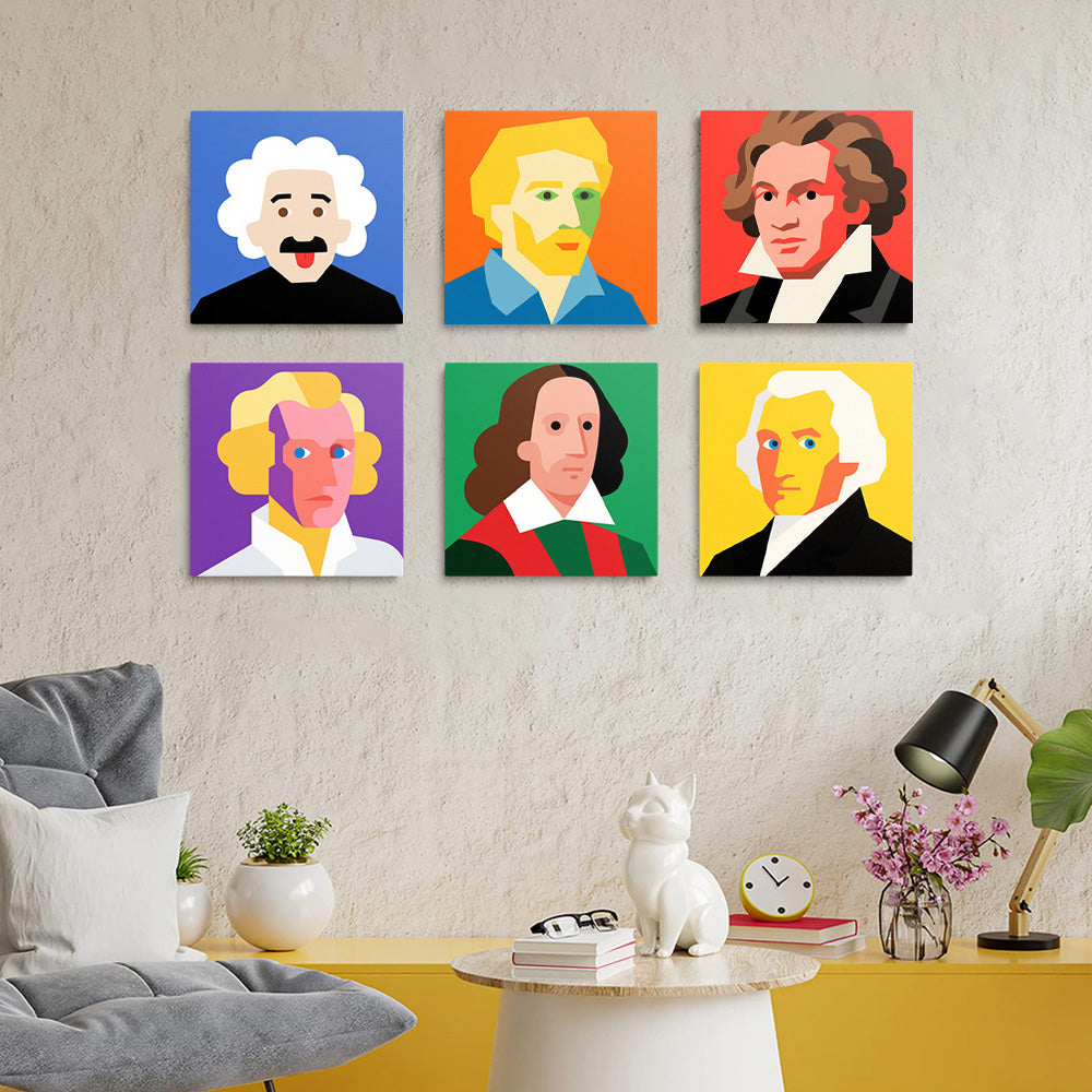 Nombrados Científicos 6 Partes Mini Pintar por Números