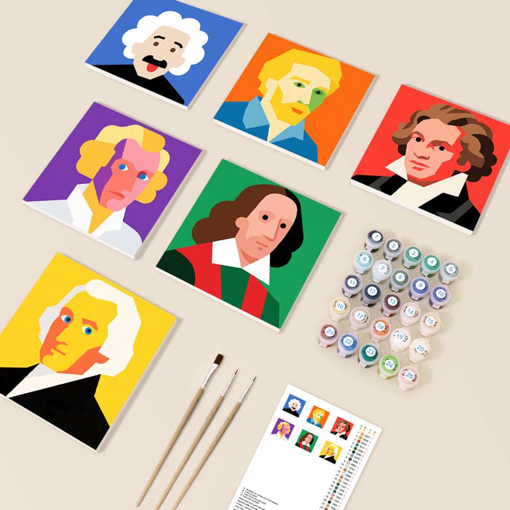Nombrados Científicos 6 Partes Mini Pintar por Números