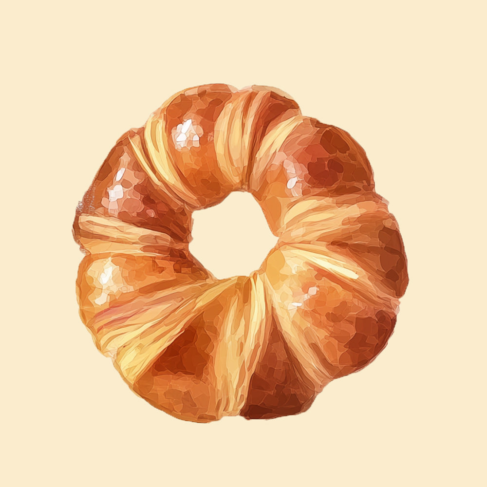 Pan de Mantequilla Mini Pintar por Números