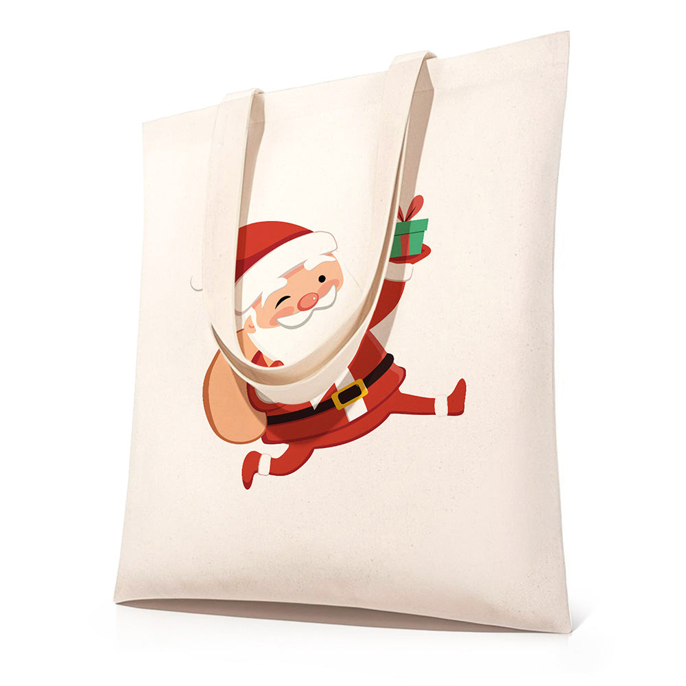 Papá Noel Feliz Bolsa de Lienzo Pintar por Números