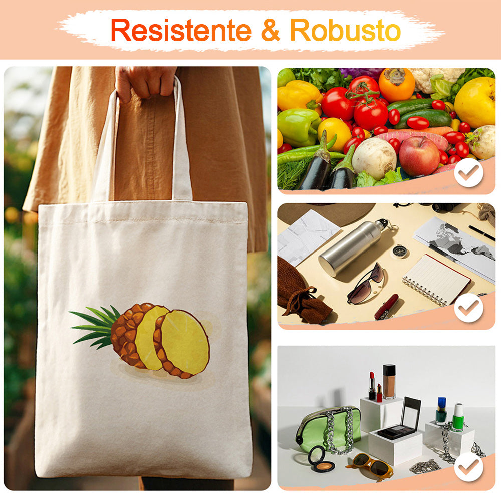Piña Fresca Bolsa de Lienzo Pintar por Números