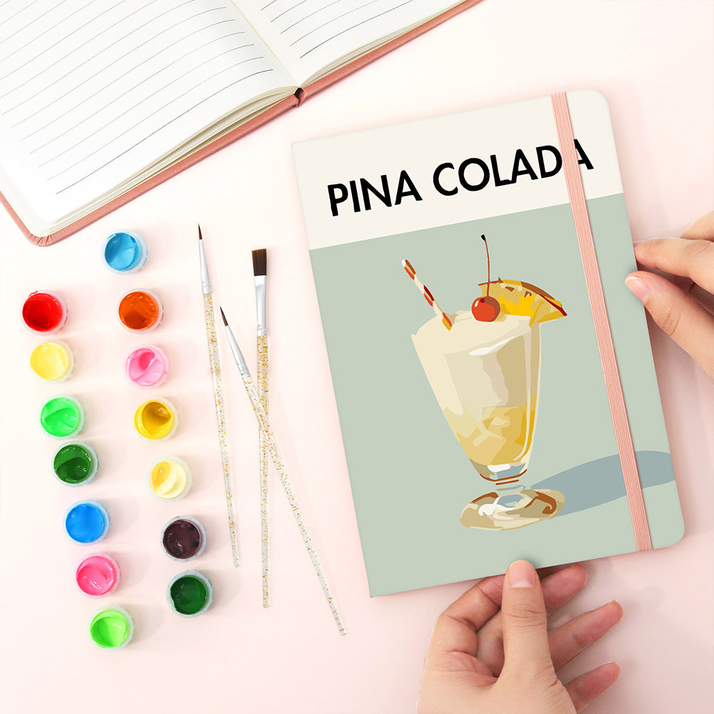 Ron con Frutas Heladas Cuaderno Pintar por Números