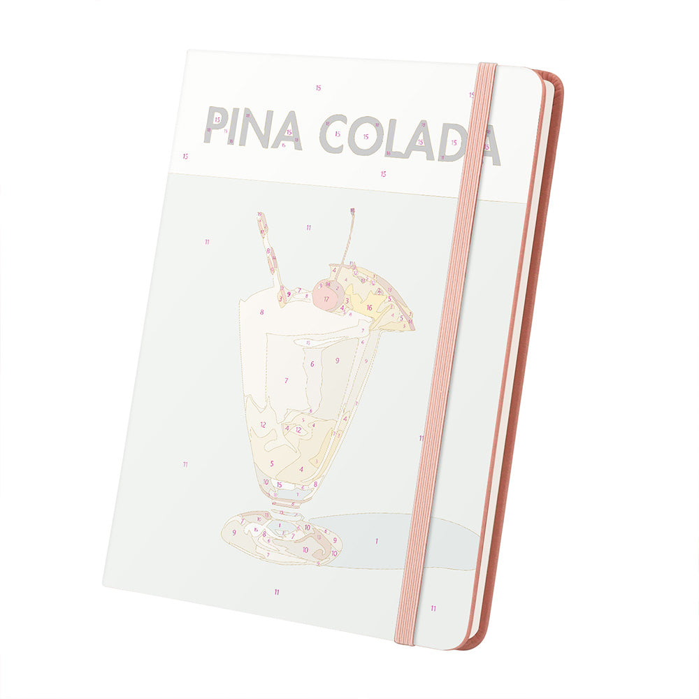 Ron con Frutas Heladas Cuaderno Pintar por Números