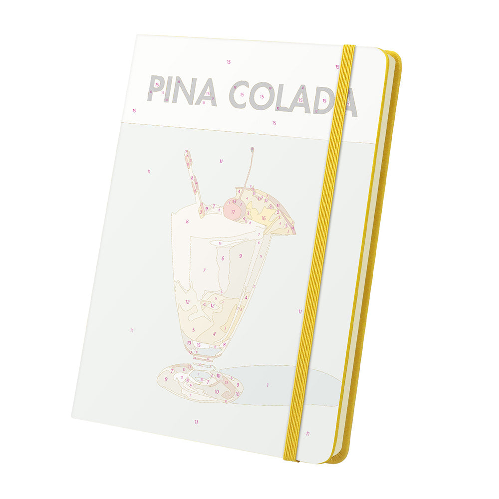 Ron con Frutas Heladas Cuaderno Pintar por Números