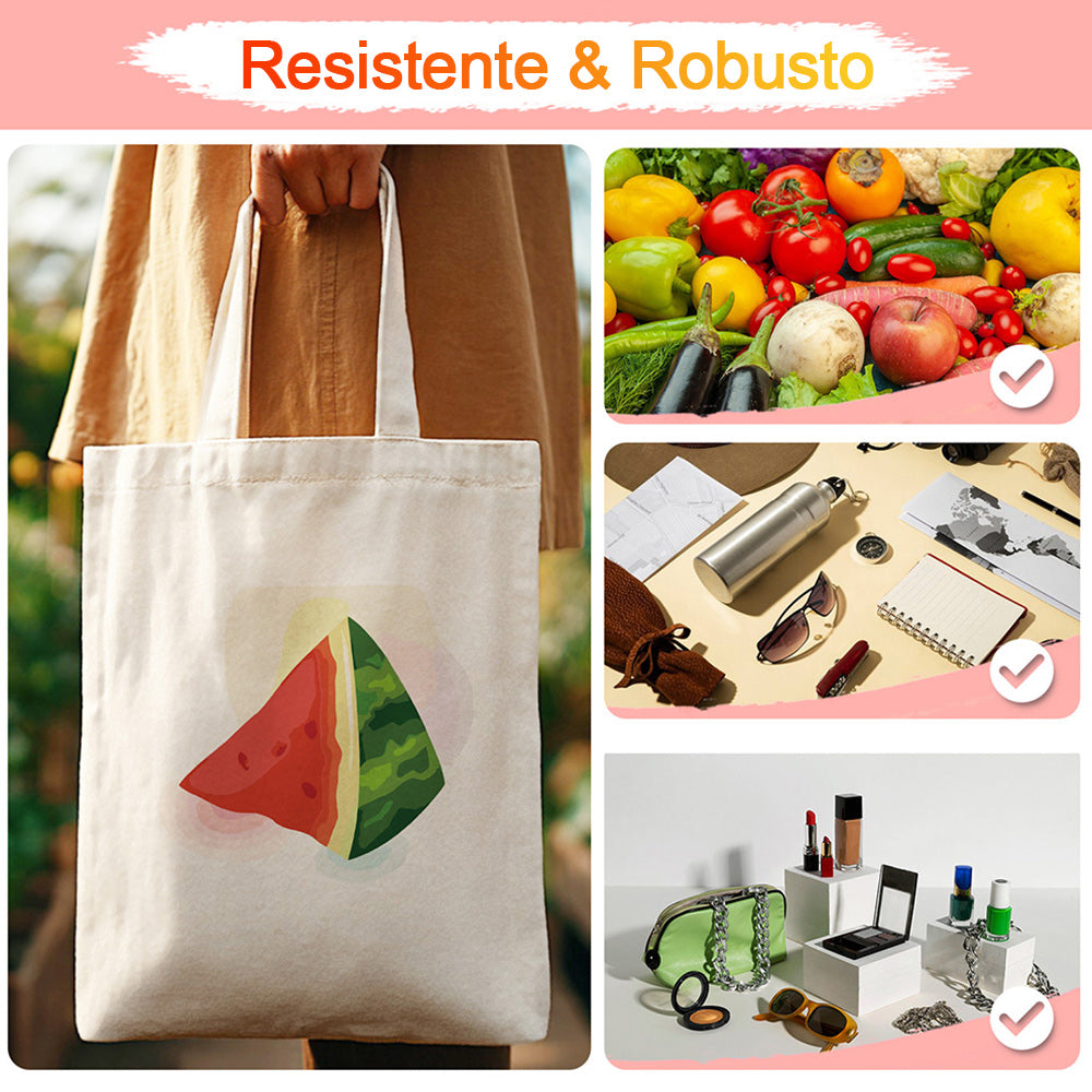 Sandía Deliciosa Bolsa de Lienzo Pintar por Números