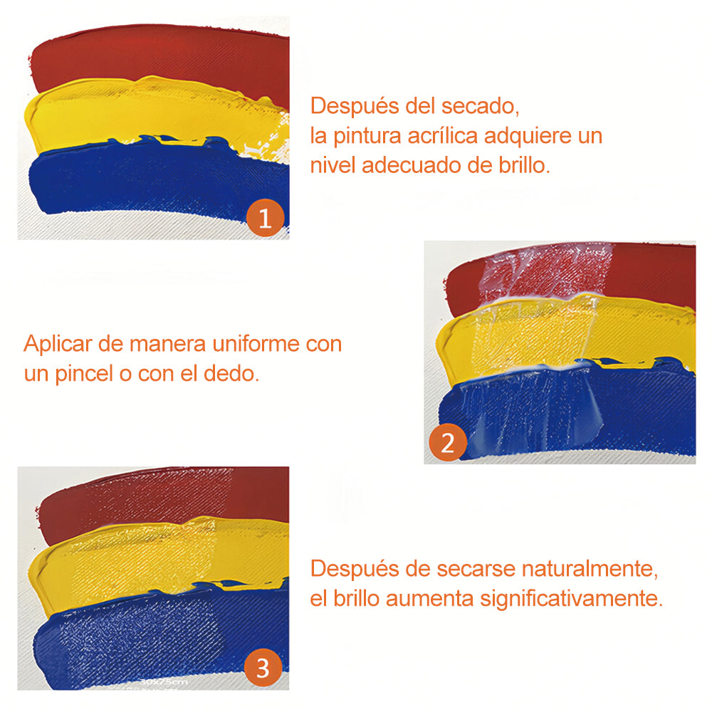 Sellador Especial para Pintura por Números - Más Brillo y Vivacidad