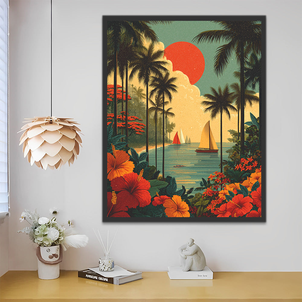 Selva Costera Pintar por Números