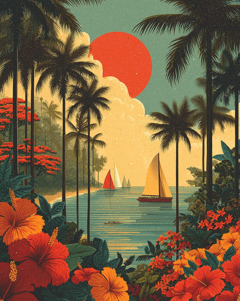 Selva Costera Pintar por Números