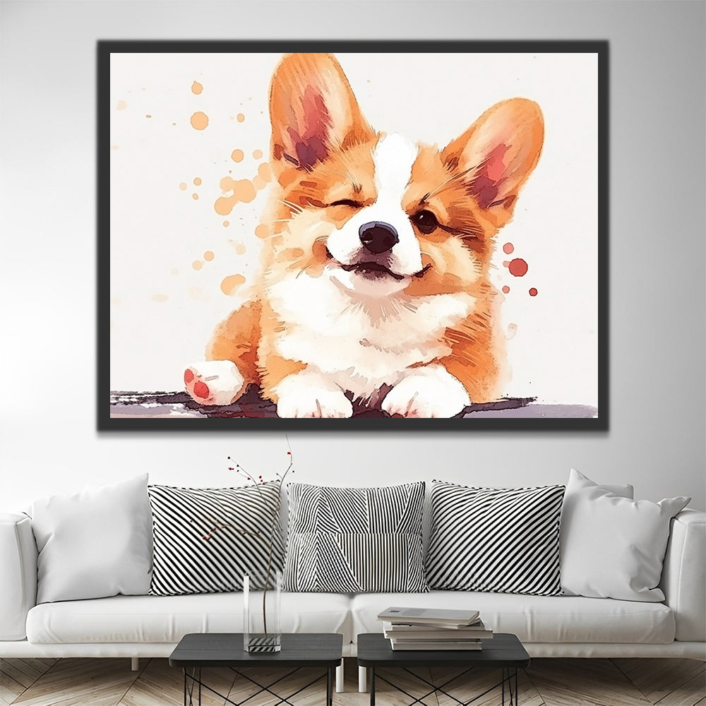 Shiba Inu Lindo Pintar por Números