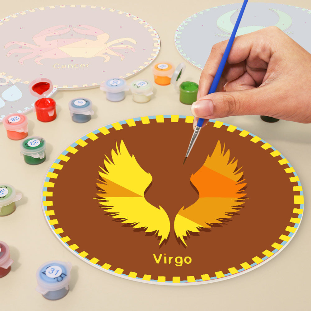 Tema de Constelación 12 Salvamanteles Pintar por Números